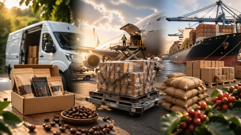 Courier, carga aérea o marítima cuál modalidad elegir para exportar café